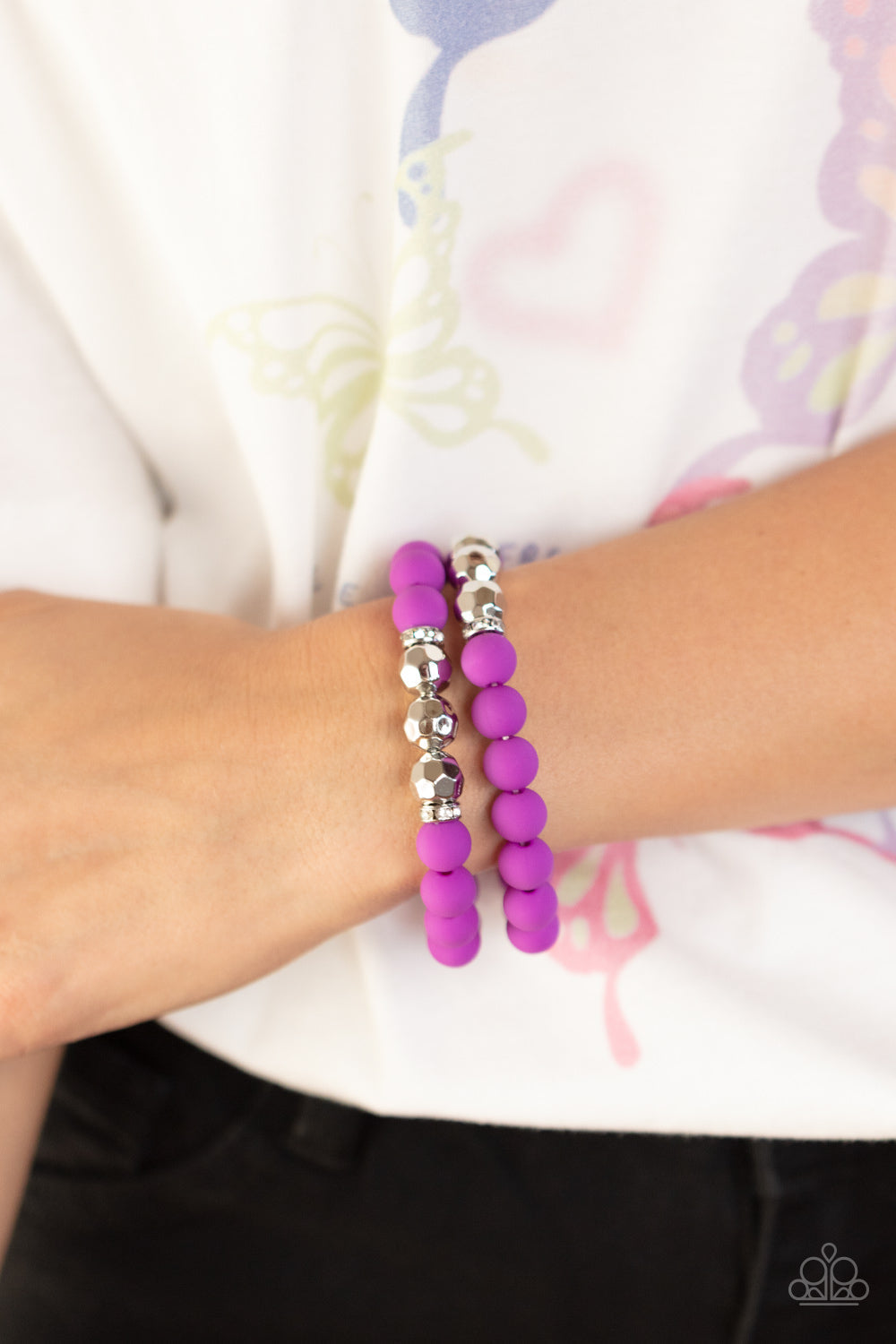 Dip and Dive - Purple Paparazzi Bracelet $5 Jewelry with Janet Morgan Bracelets