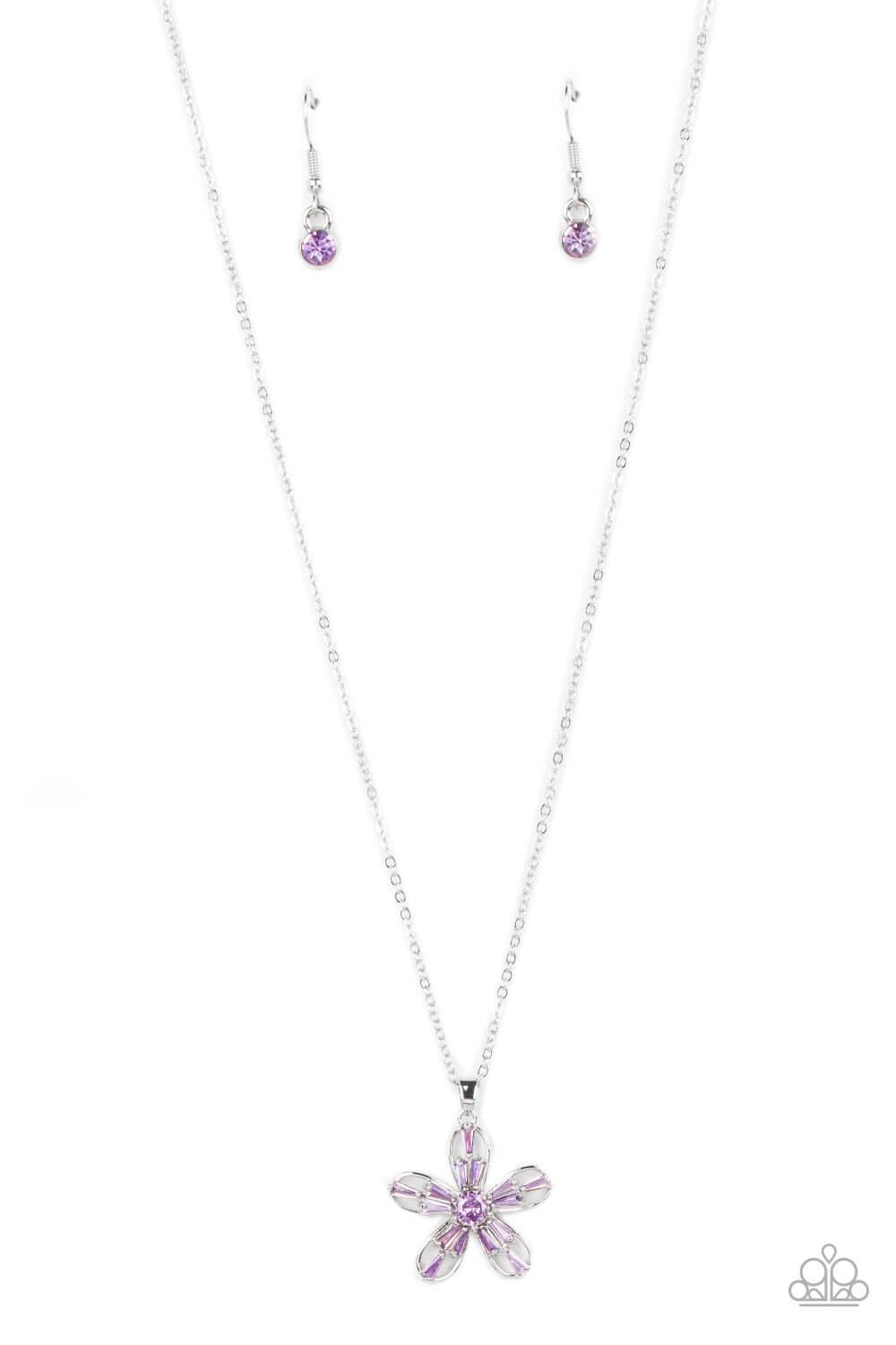 Botanical Ballad - Purple - Paparazzi Accessories Necklace $5 Jewelry with Janet Morgan Necklaces