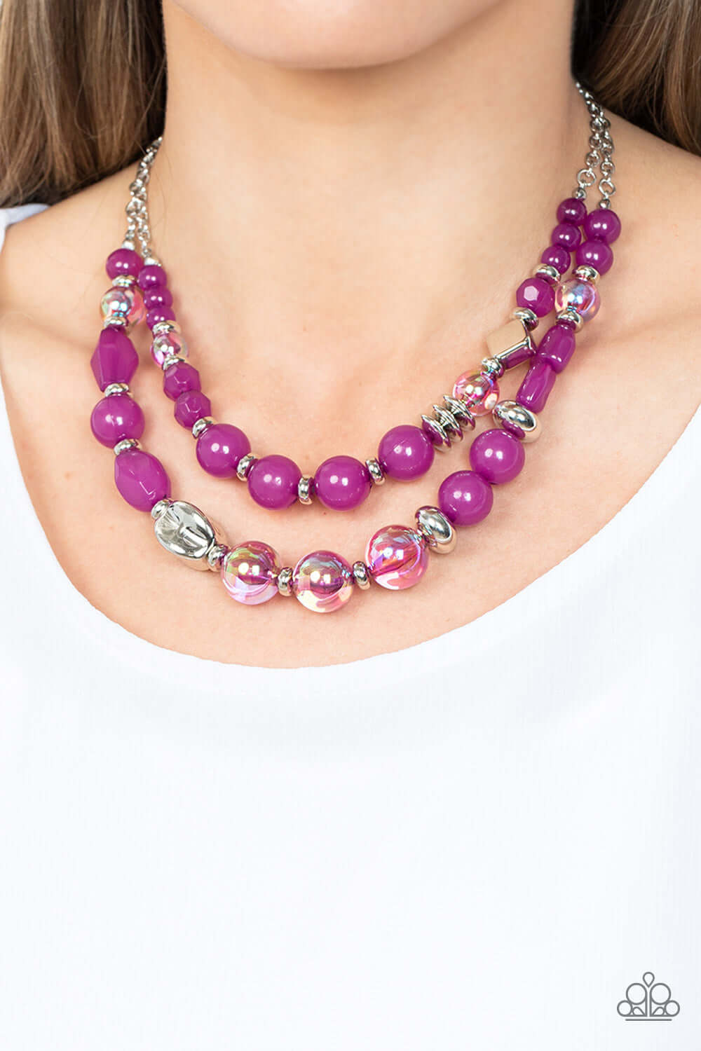 Mere Magic - Purple Paparazzi Accessories Necklace $5 Jewelry with Janet Morgan Necklaces