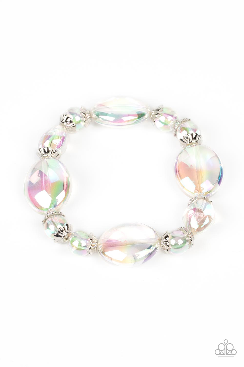 Iridescent Illusions - Paparazzi Accessories Multi Bracelet $5 Jewelry with Janet Morgan Bracelets