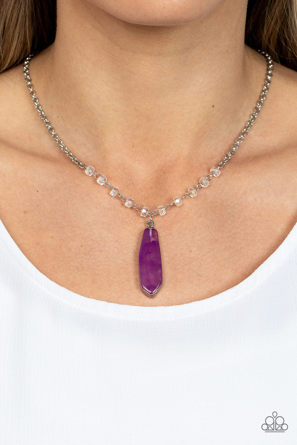 Magical Remedy - Paparazzi Accessories Purple $5 Jewelry with Janet Morgan Necklaces