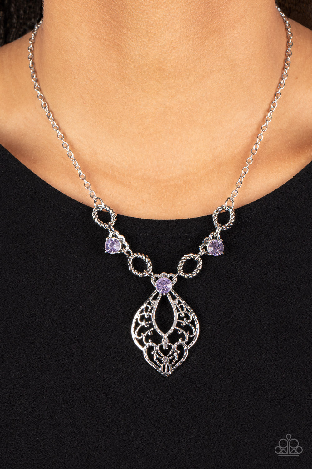 Contemporary Connections - Paparazzi Accessories Purple Necklace $5 Jewelry with Janet Morgan Necklace