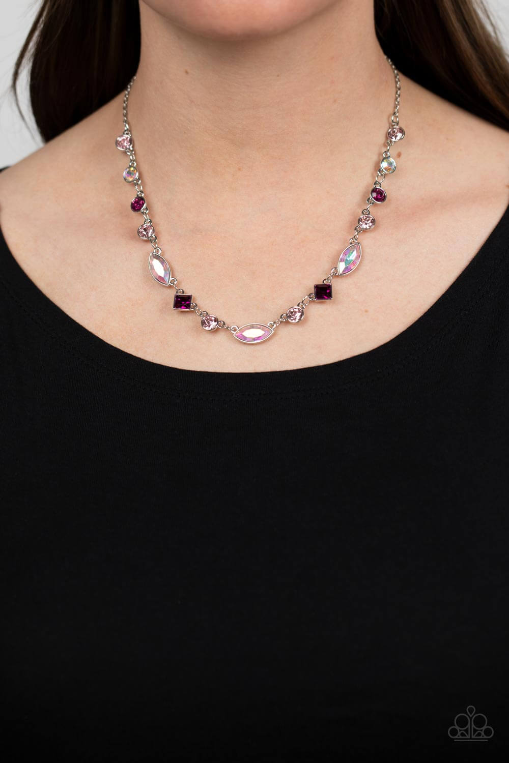 Irresistible HEIR-idescence - Paparazzi Accessories Pink Necklace $5 Jewelry with Janet Morgan Necklaces