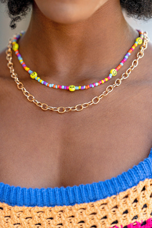 Happy Looks Good on You - Paparazzi Accessories Multi Necklace $5 Jewelry with Janet Morgan Necklaces