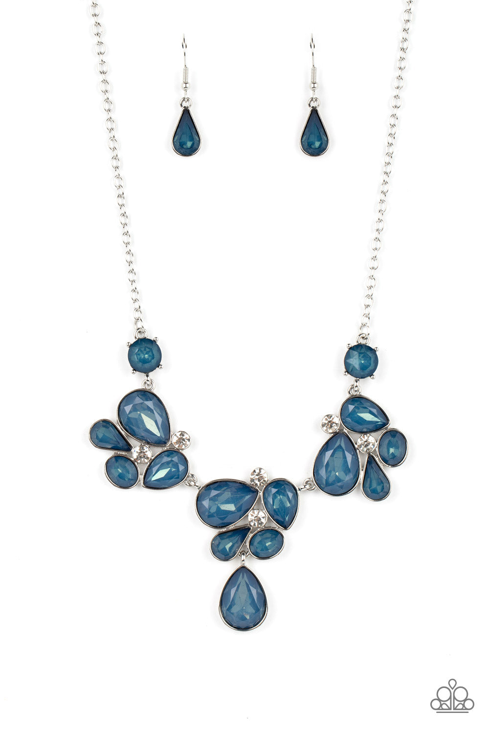 Everglade Escape - Paparazzi Accessories Blue Necklace $5 Jewelry with Janet Morgan Necklace