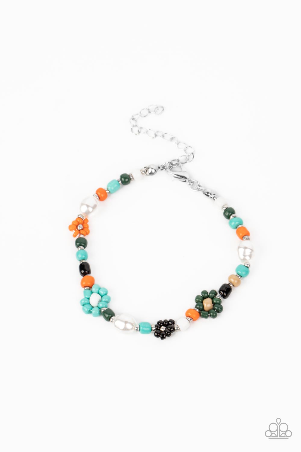 Groovy Gerberas - Paparazzi Accessories Blue Bracelet $5 Jewelry with Janet Morgan Bracelets