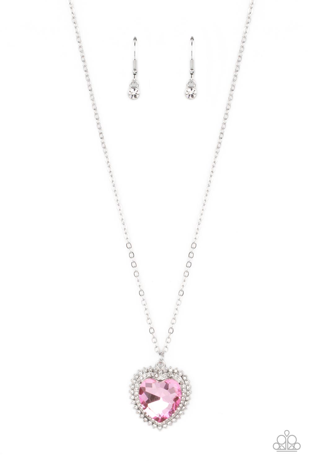 TMST Bling Sweethearts Stroll - Pink Paparzzi Accessories Necklace