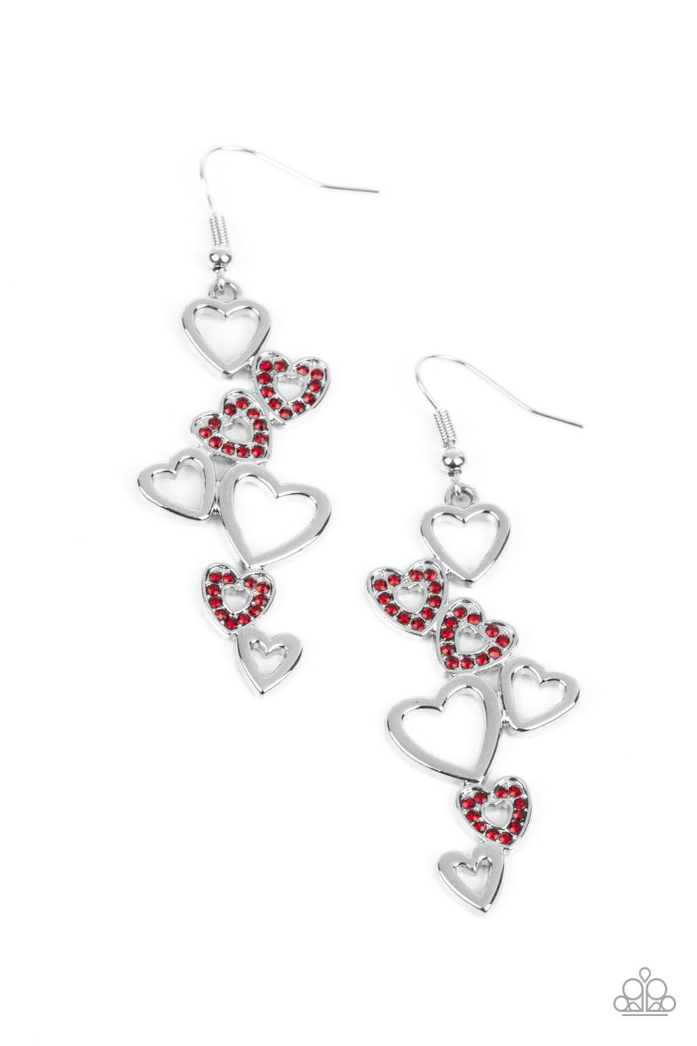 TMST Bling Sweetheart Serenade - Paparazzi Accessories Red Earrings