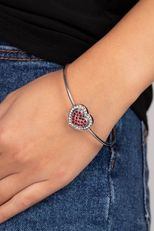 TMST Bling Stunning Soulmates - Red Paparazzi Accessories Bracelet