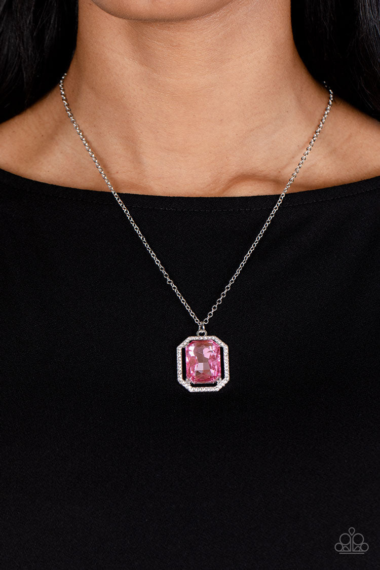 Galloping Gala - Pink Paparazzi Necklace $5 Jewelry with Janet Morgan Necklaces