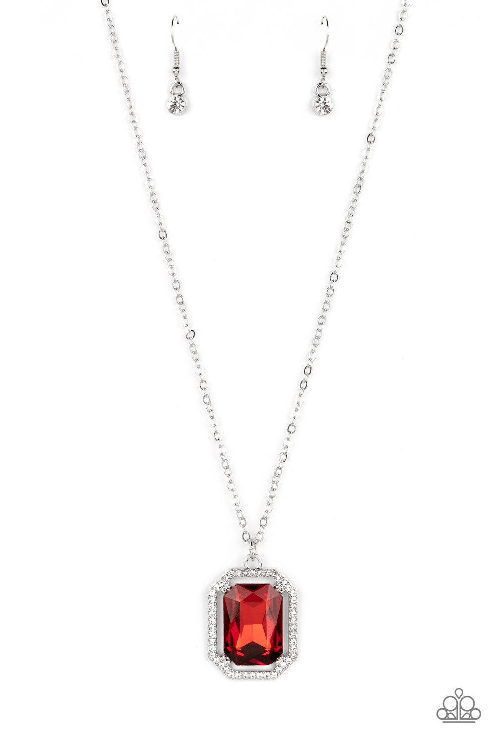 Galloping Gala - Red Paparazzi Accessories Necklace $5 Jewelry with Janet Morgan Necklaces