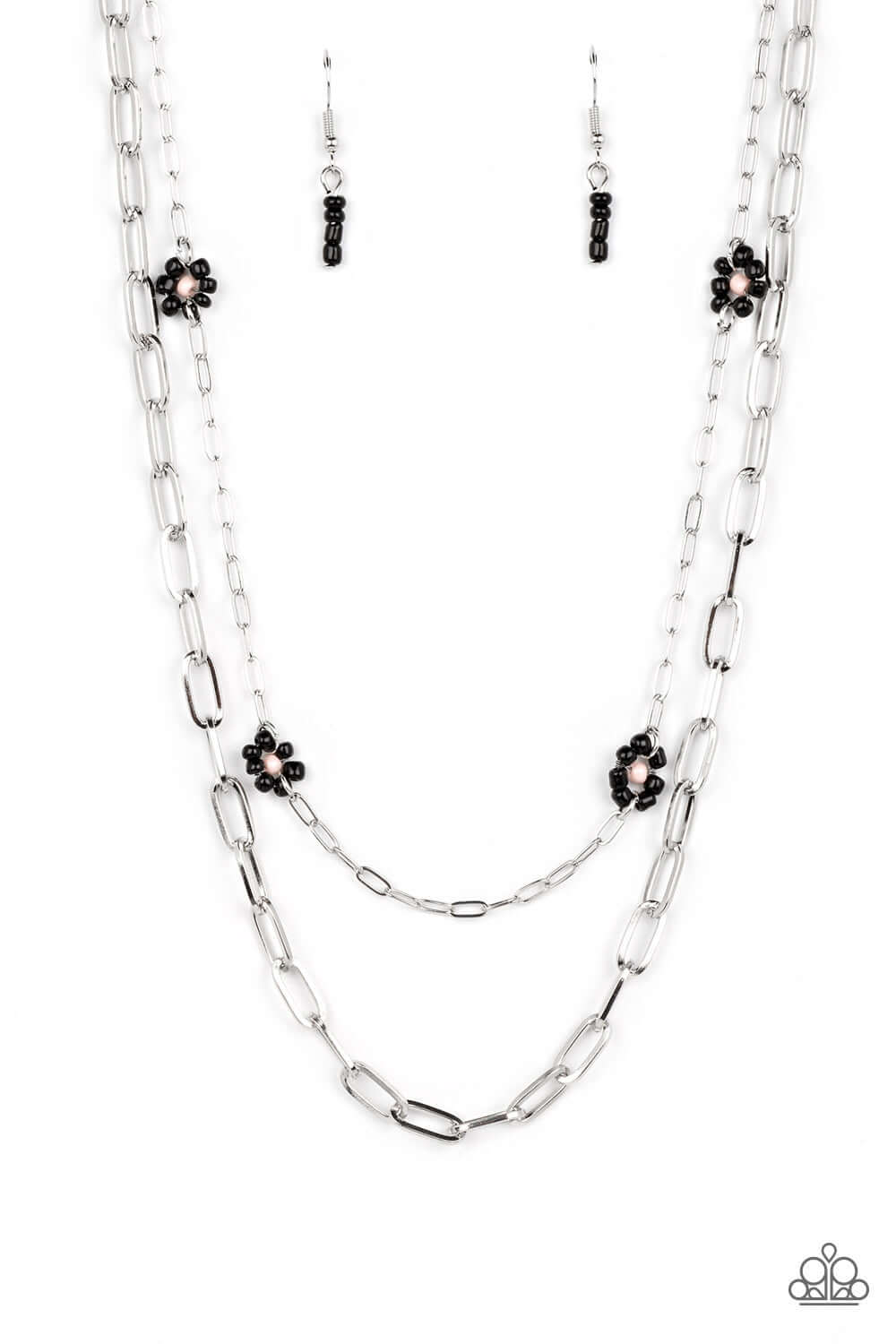 Bold Buds - Paparazzi Accessories Black Necklace $5 Jewelry with Janet Morgan Necklace