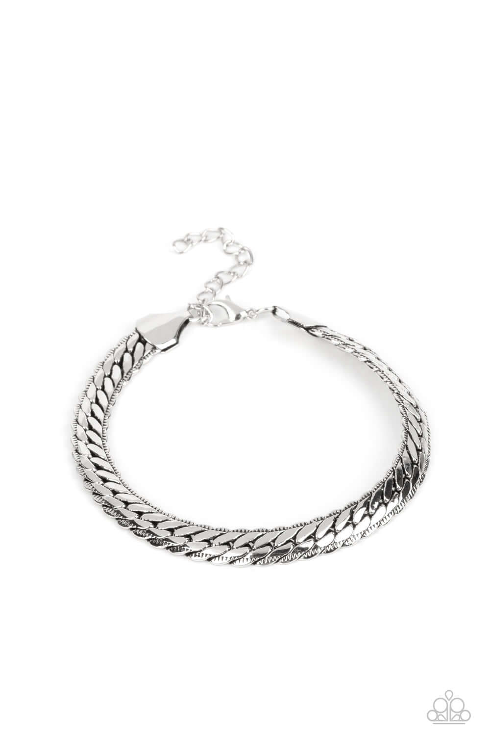 Cargo Couture - Silver Paparazzi Accessories Bracelet $5 Jewelry with Janet Morgan Bracelets