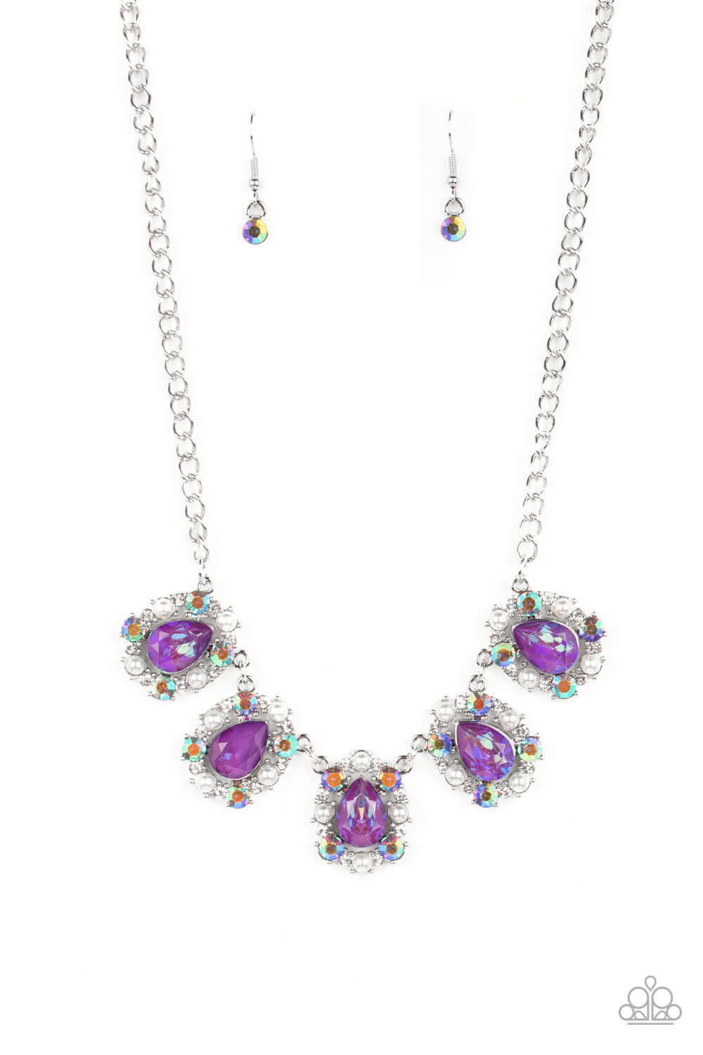 Pearly Pond - Purple Paparazzi Accessories Necklace $5 Jewelry with Janet Morgan Necklace