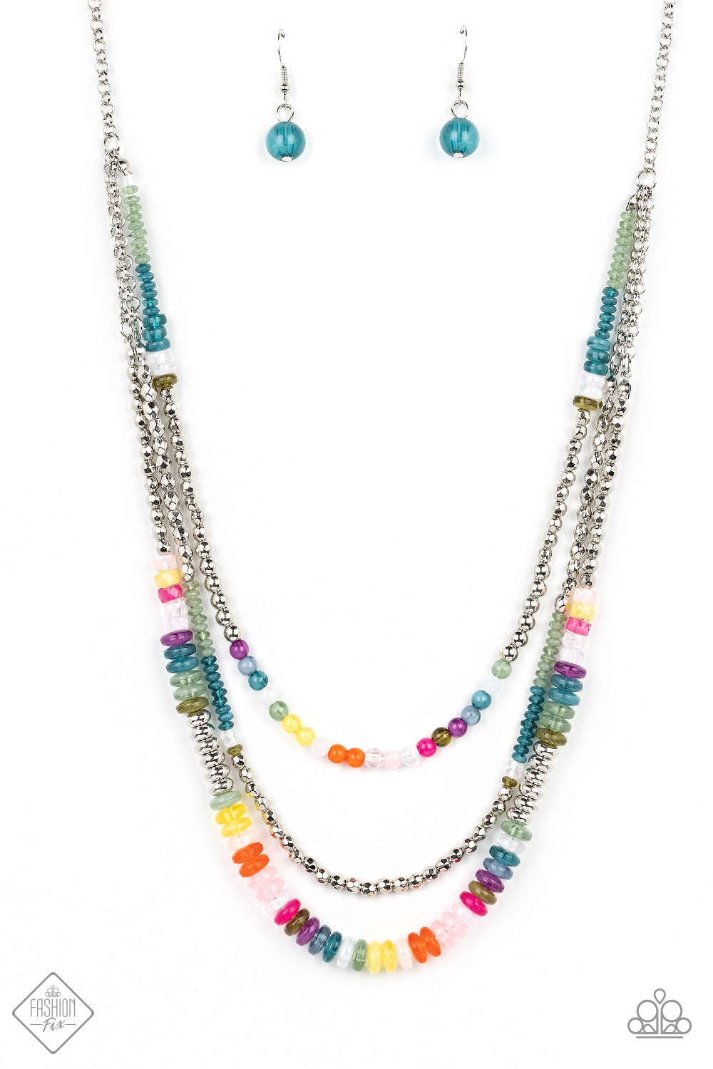 Newly Neverland - Multi Paparazzi Accessories Necklace $5 Jewelry with Janet Morgan Necklaces