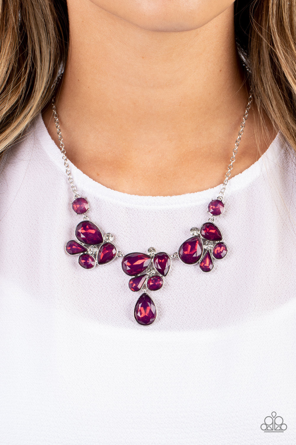 Everglade Escape - Paparazzi Accessories Purple Necklace $5 Jewelry with Janet Morgan Necklace