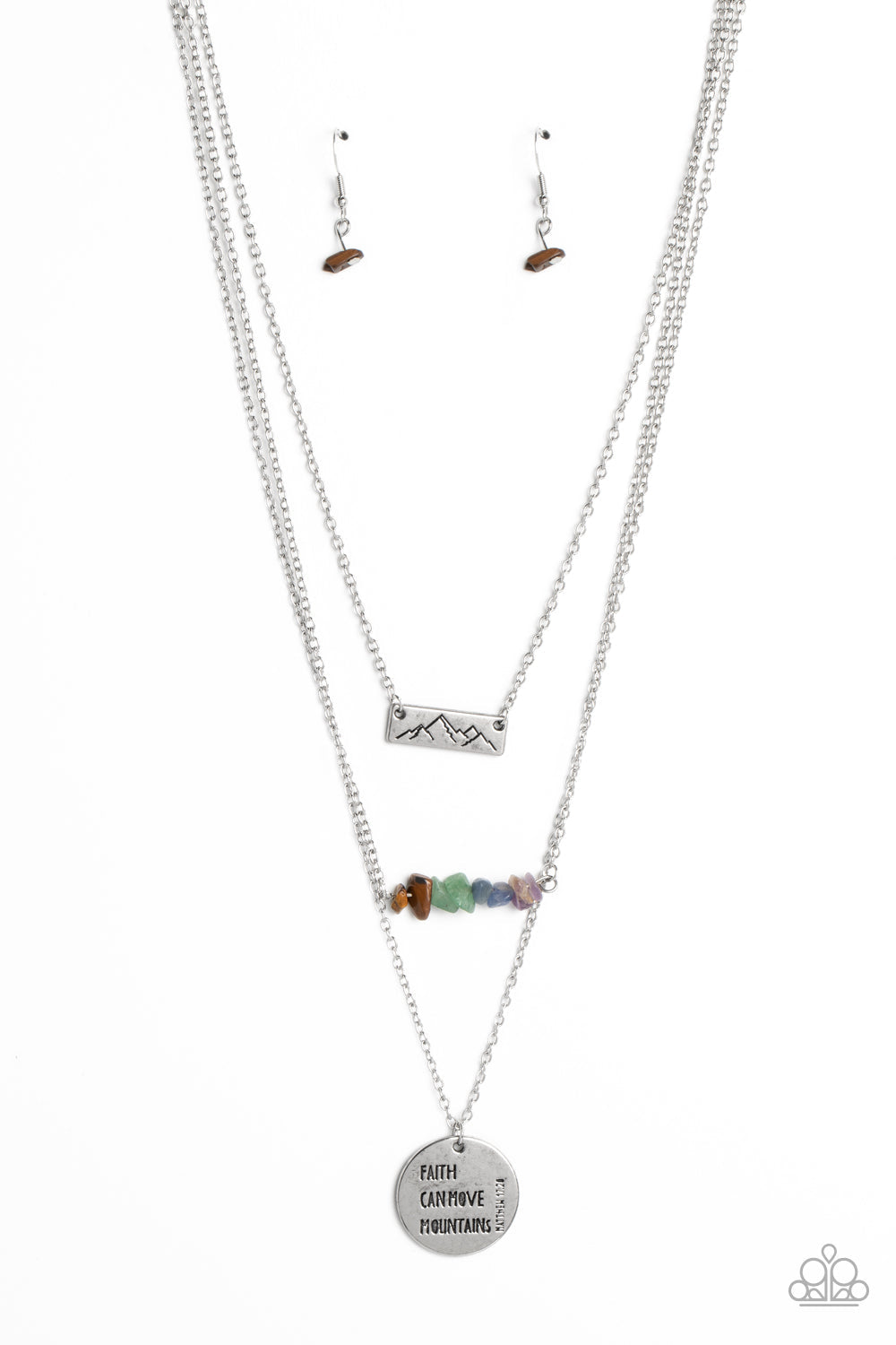 Miracle Mountains - Paparazzi Accessories Multi Inspirational Necklace $5 Jewelry with Janet Morgan Necklace