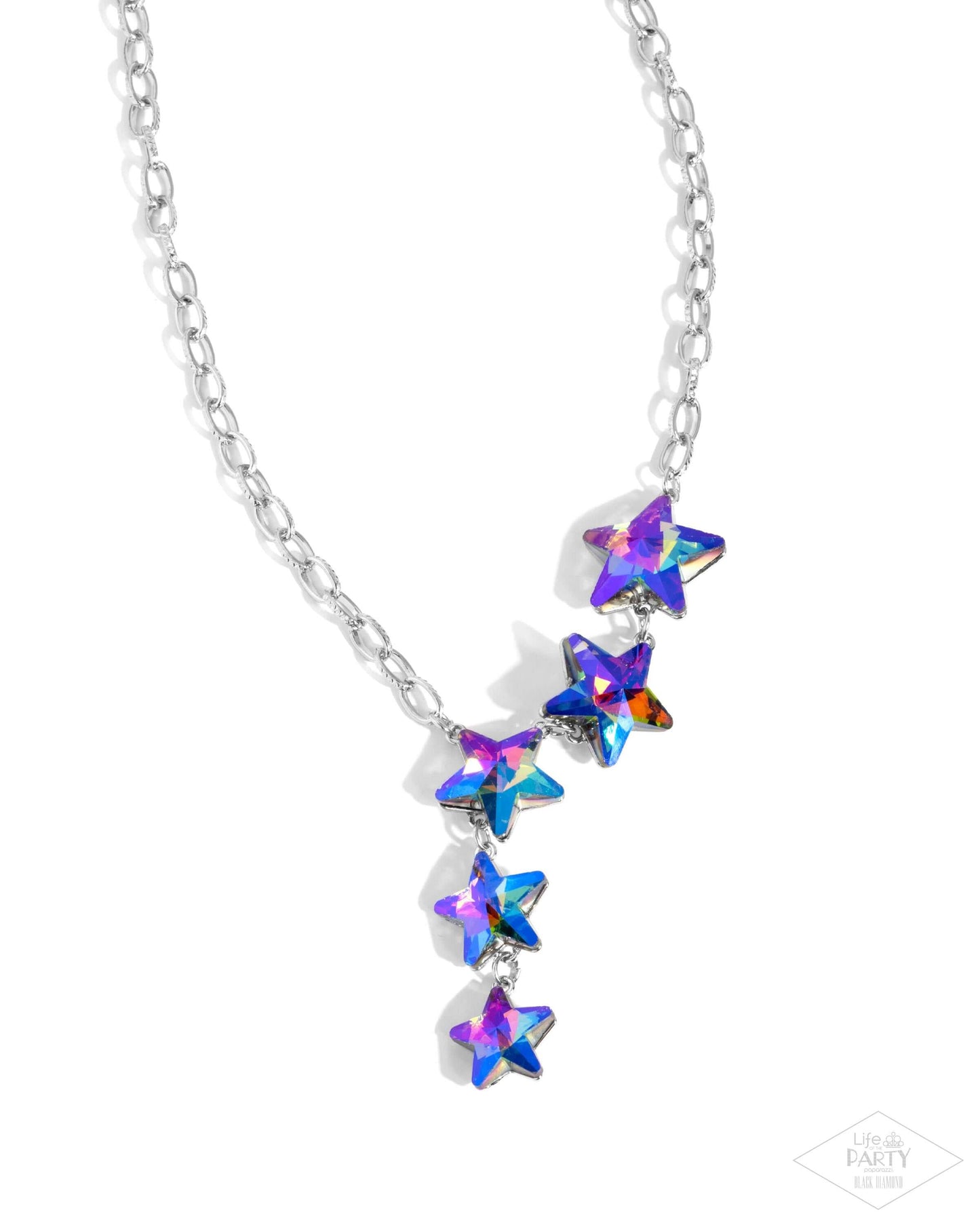 Star-Crossed Sparkle - Multi Paparazzi Necklace $5 Jewelry with Janet Morgan Necklaces