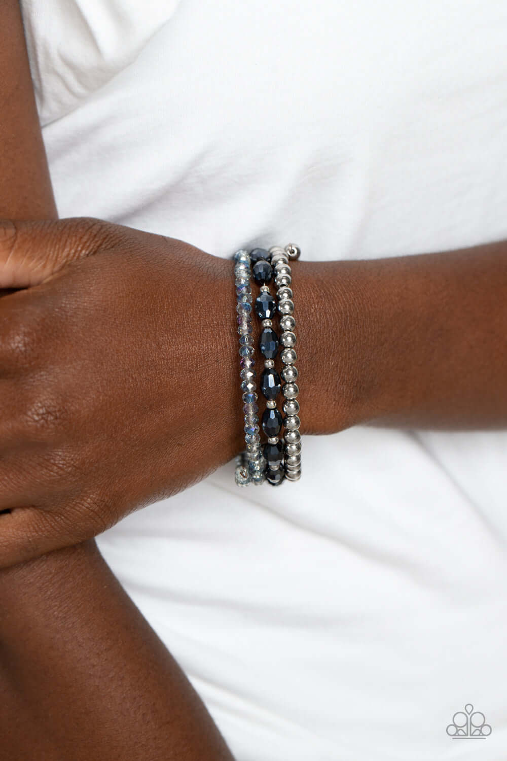 Celestial Chapter - Blue - Paparazzi Accessories Bracelet $5 Jewelry with Janet Morgan Bracelets