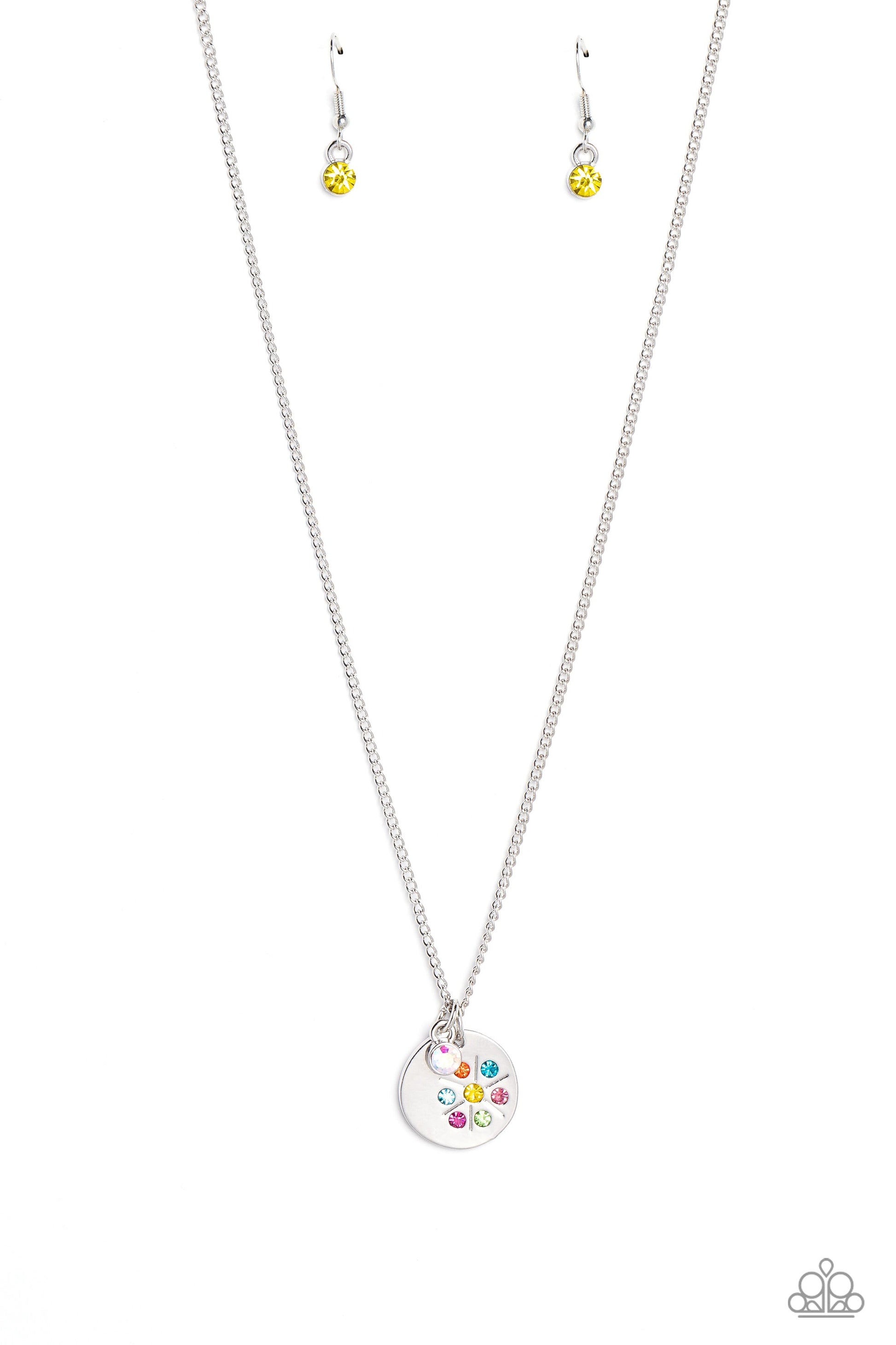 Dandelion Delight - Multi - Paparazzi Accessories Necklace $5 Jewelry with Janet Morgan Necklaces