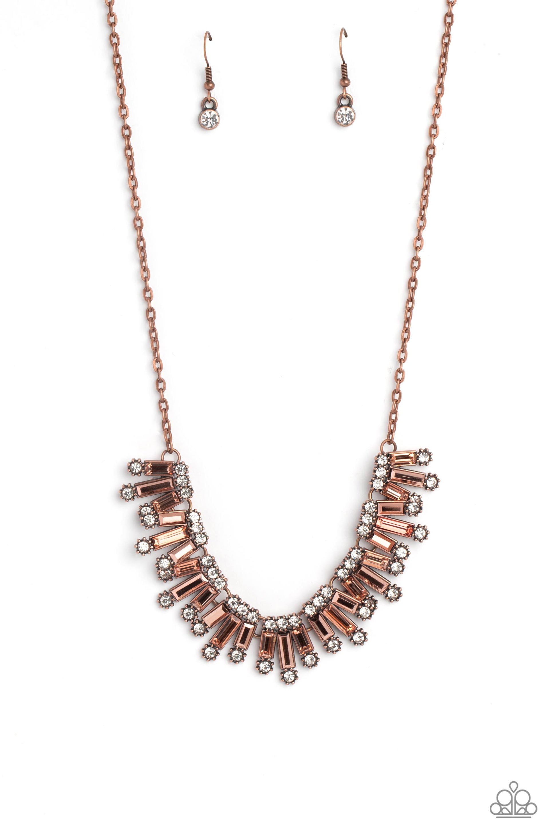 TMST Bling Sunburst Season - Copper Paparazzi Necklace