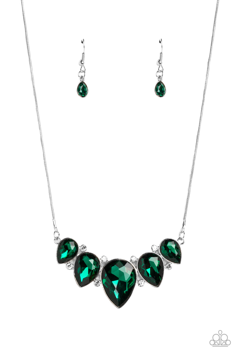 Regally Refined - Green Paparazzi Accessories Necklace $5 Jewelry with Janet Morgan Necklace