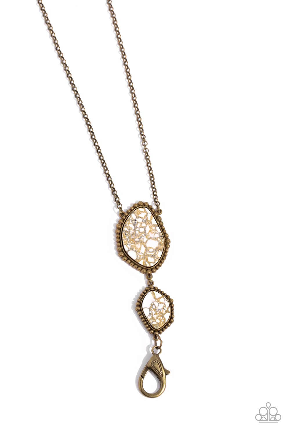 Desert Darling - Brass Paparazzi Necklace $5 Jewelry with Janet Morgan Necklaces