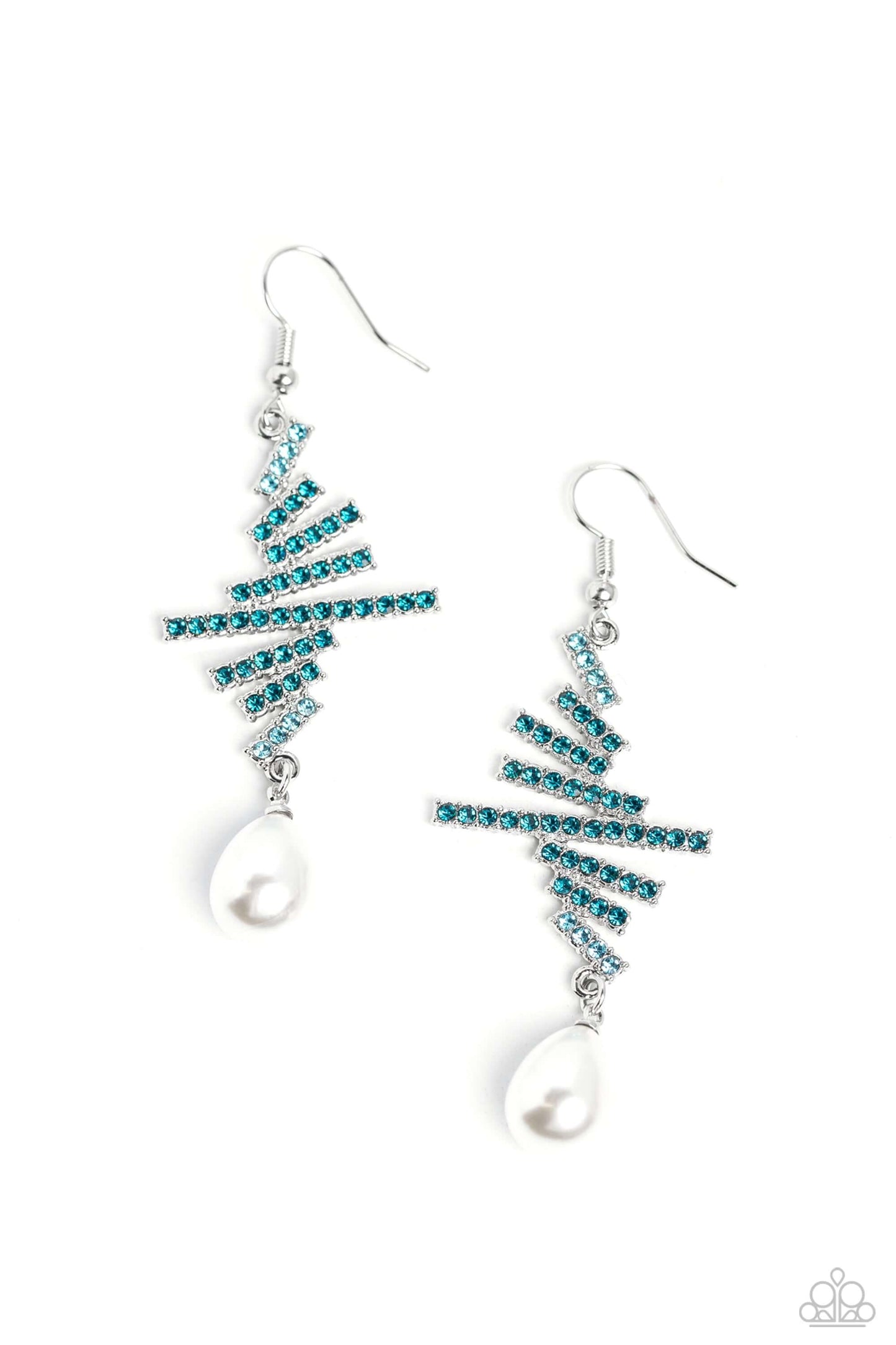 Timeless Tapestry - Paparazzi Accessories Blue Earrings $5 Jewelry with Janet Morgan Earrings