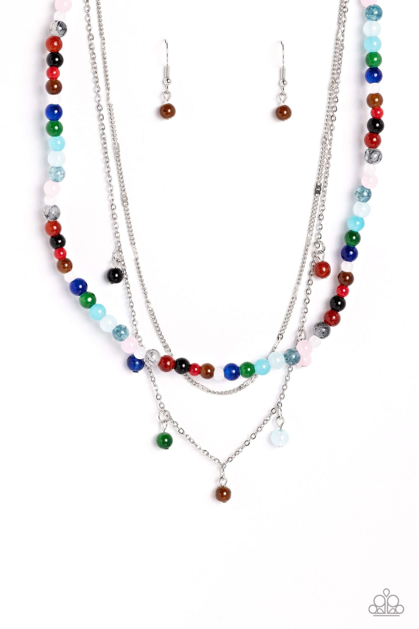 BEAD All About It - Multi Paparazzi Necklace $5 Jewelry with Janet Morgan Necklaces