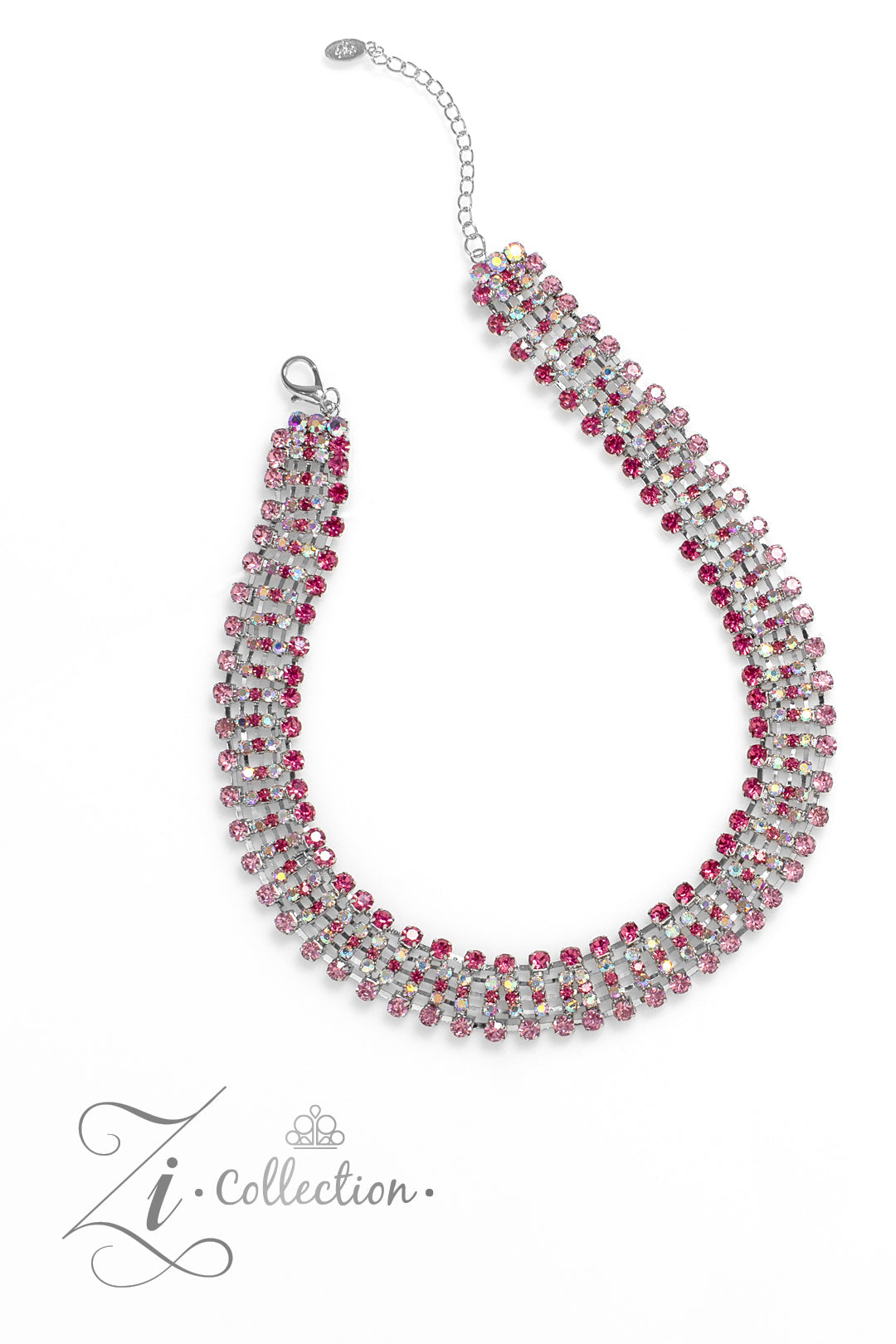 Flirtatious - Pink 2023/2024 Paparazzi Zi Collection Necklace $5 Jewelry with Janet Morgan Necklaces