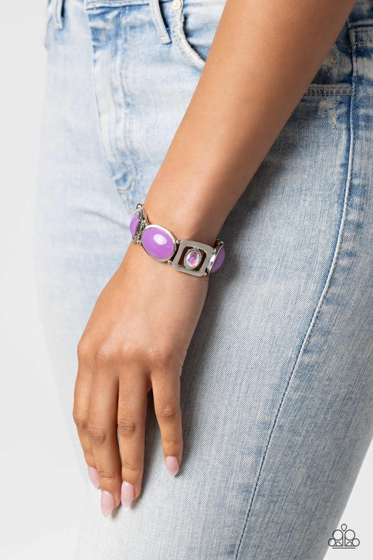 Majestic Mashup - Purple Paparazzi Bracelet $5 Jewelry with Janet Morgan Bracelets