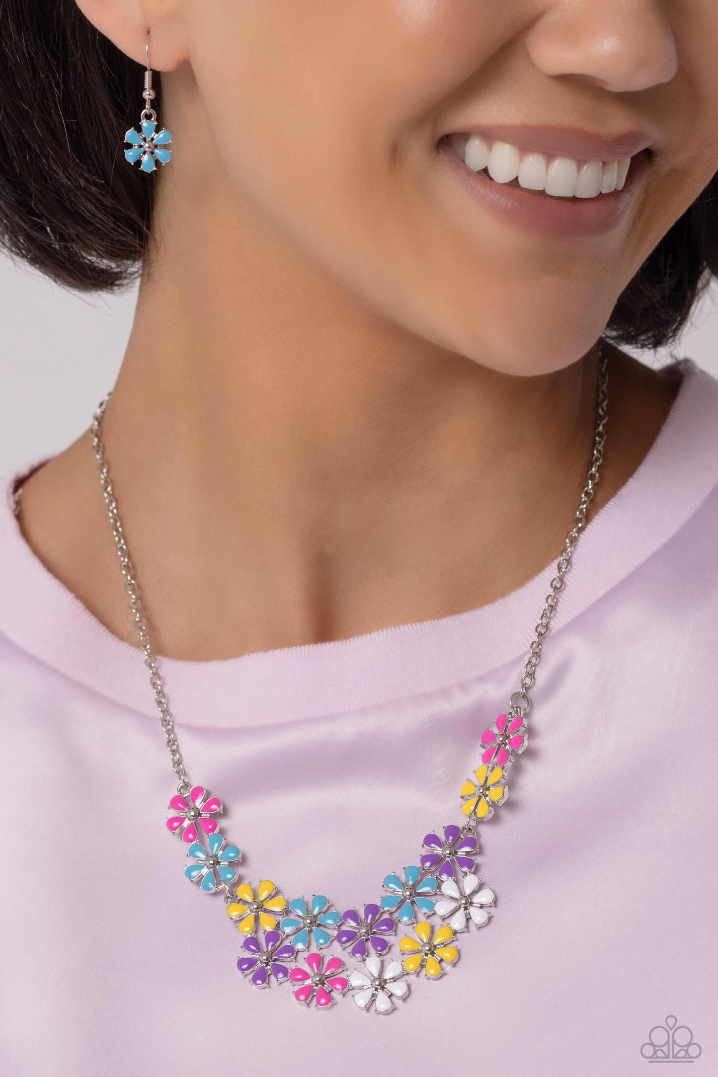 Floral Fever Multi Paparazzi Necklace $5 Jewelry with Janet Morgan Necklaces