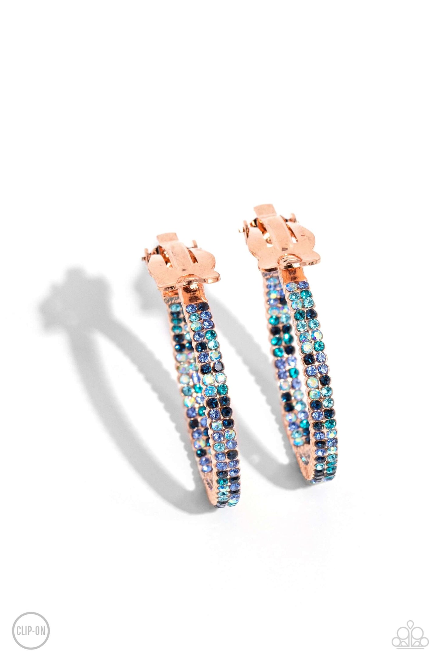 Outstanding Ombré - Copper Paparazzi Clip On Earrings $5 Jewelry with Janet Morgan Earrings