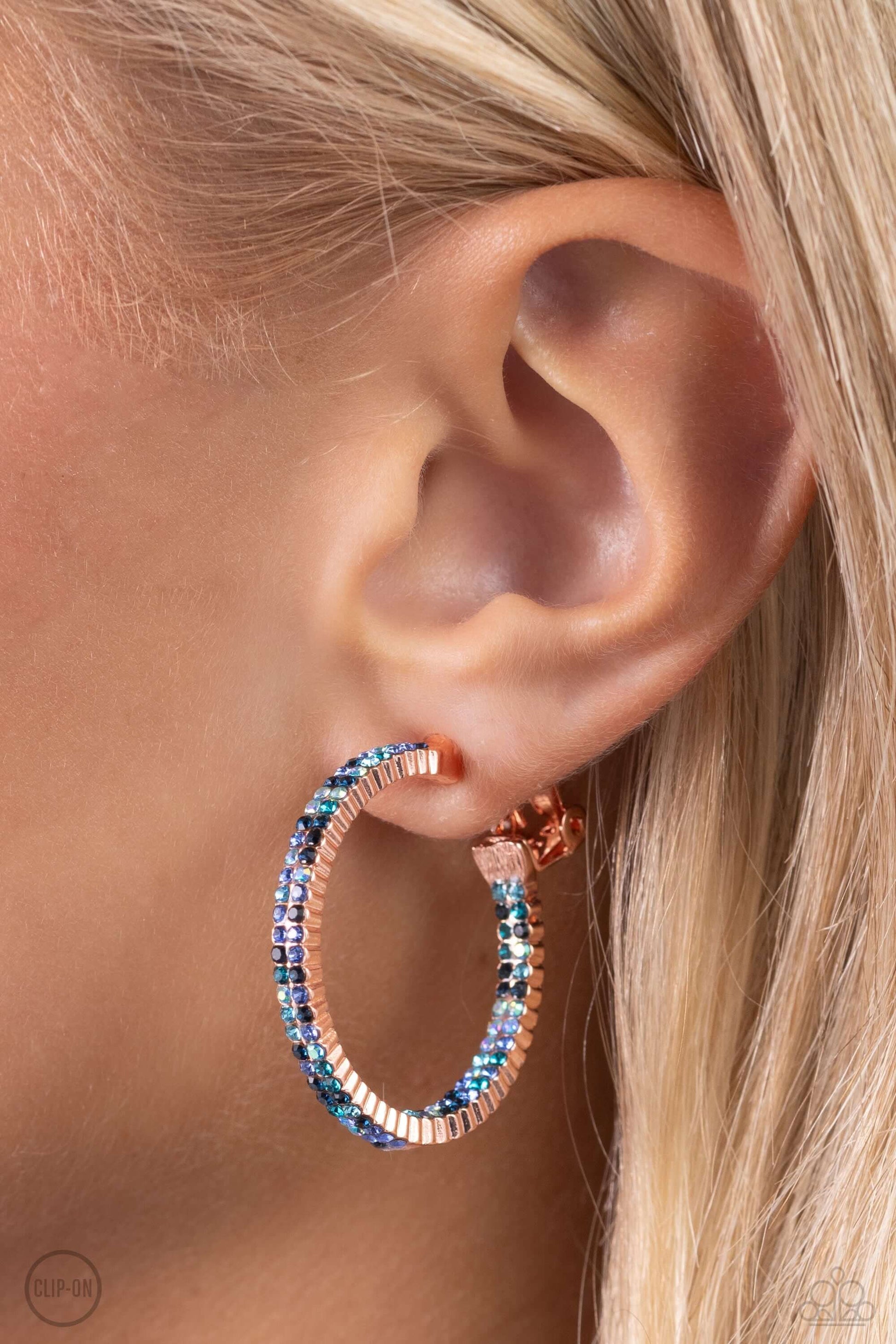 Outstanding Ombré - Copper Paparazzi Clip On Earrings $5 Jewelry with Janet Morgan Earrings