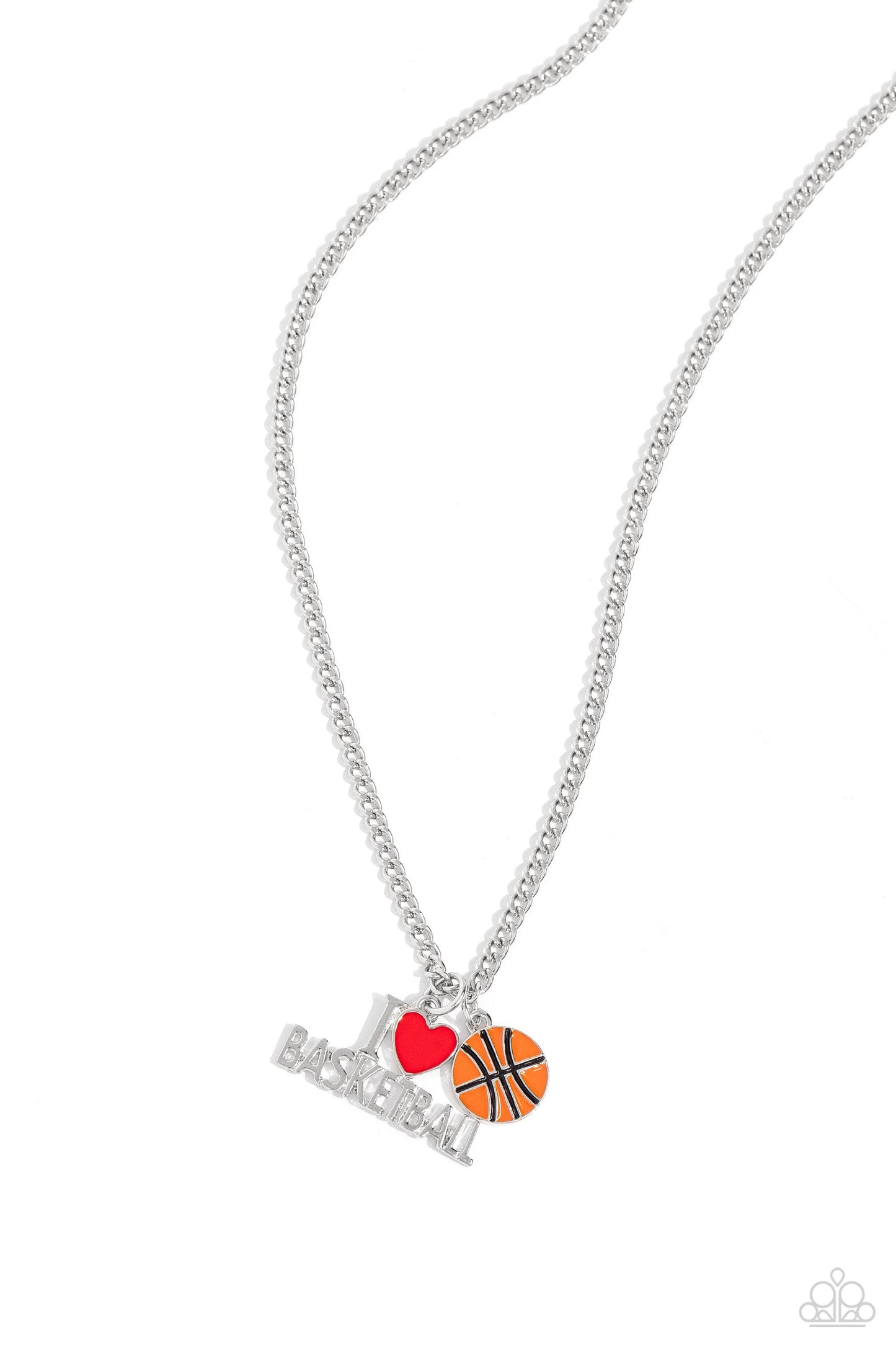 Making Buckets - Orange Paparazzi Basketball Necklace $5 Jewelry with Janet Morgan Necklaces