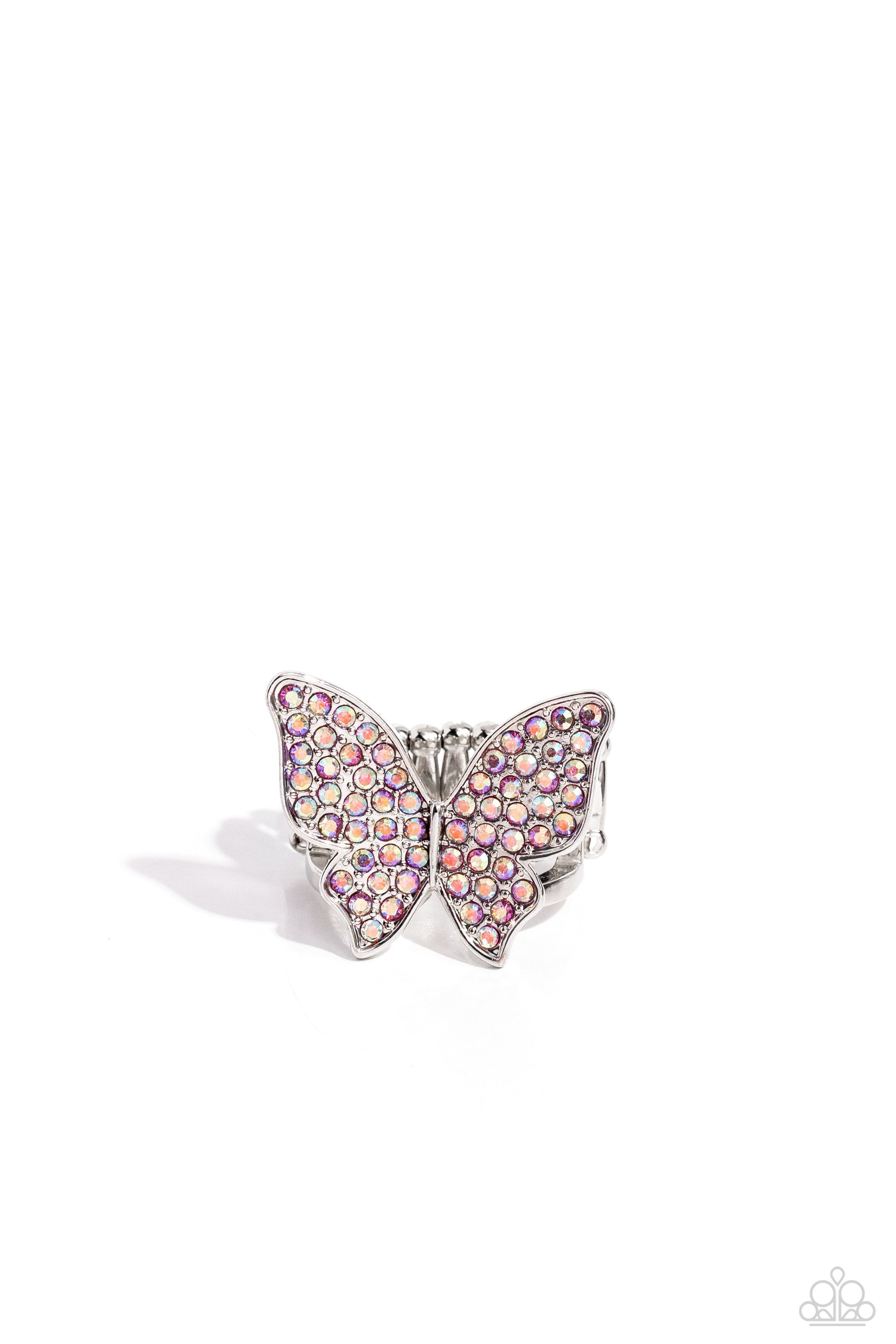 Pink butterfly on sale ring paparazzi