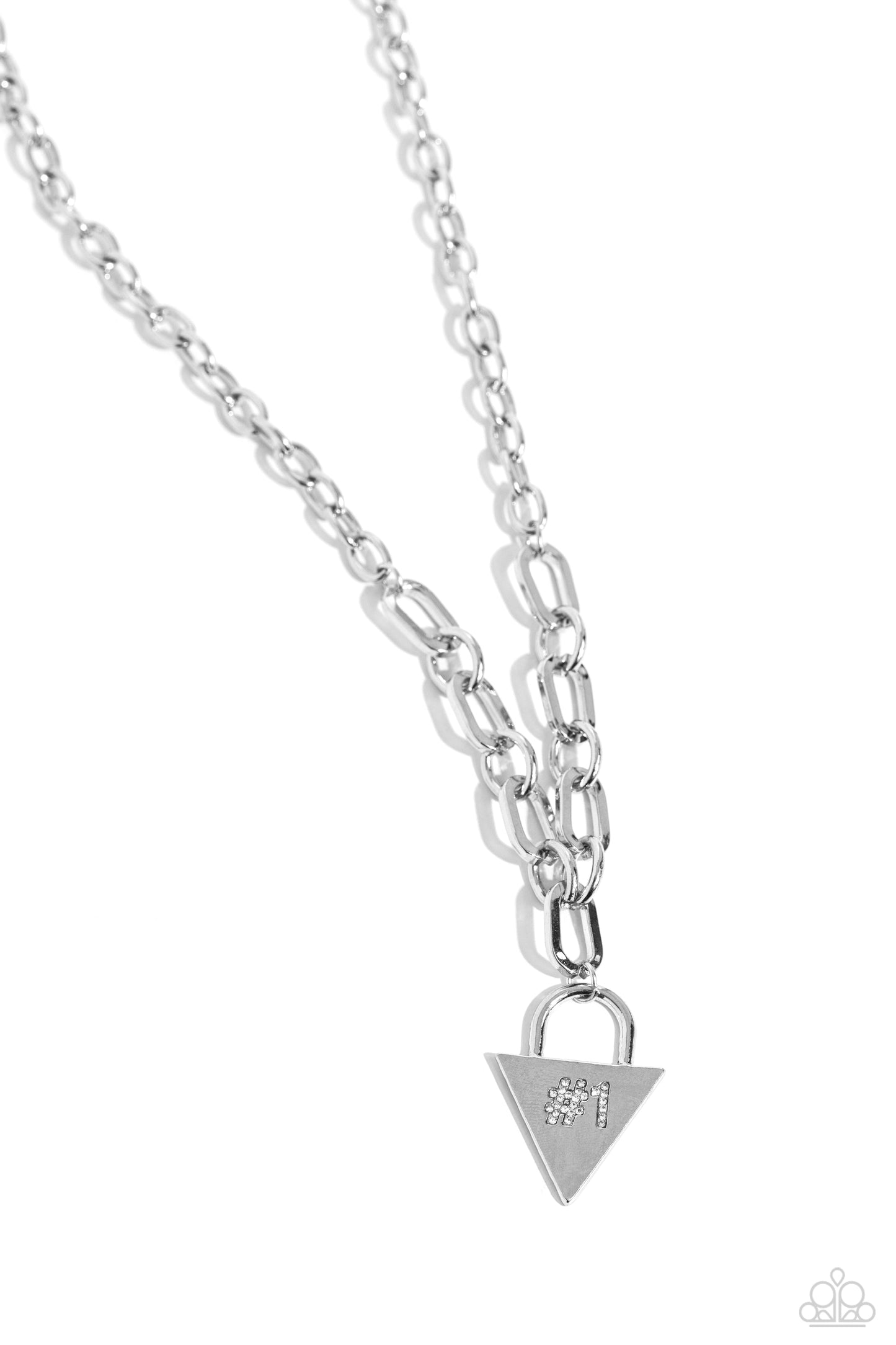 Your Number One Follower - White Paparazzi Necklace $5 Jewelry with Janet Morgan Necklaces