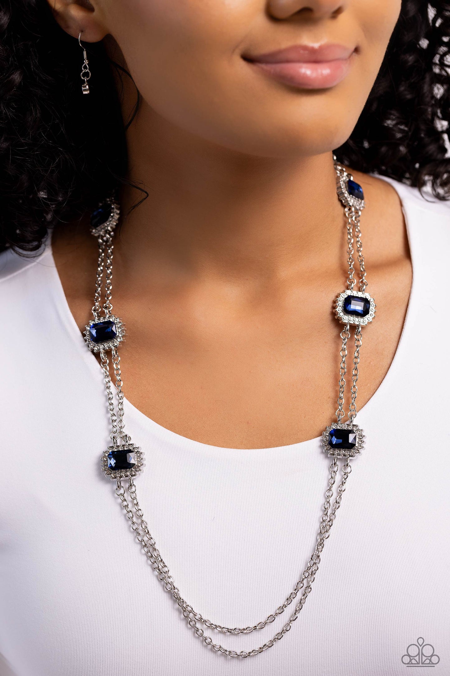 Pocketful of Sunshine - Blue Paparazzi Necklace $5 Jewelry with Janet Morgan Necklaces