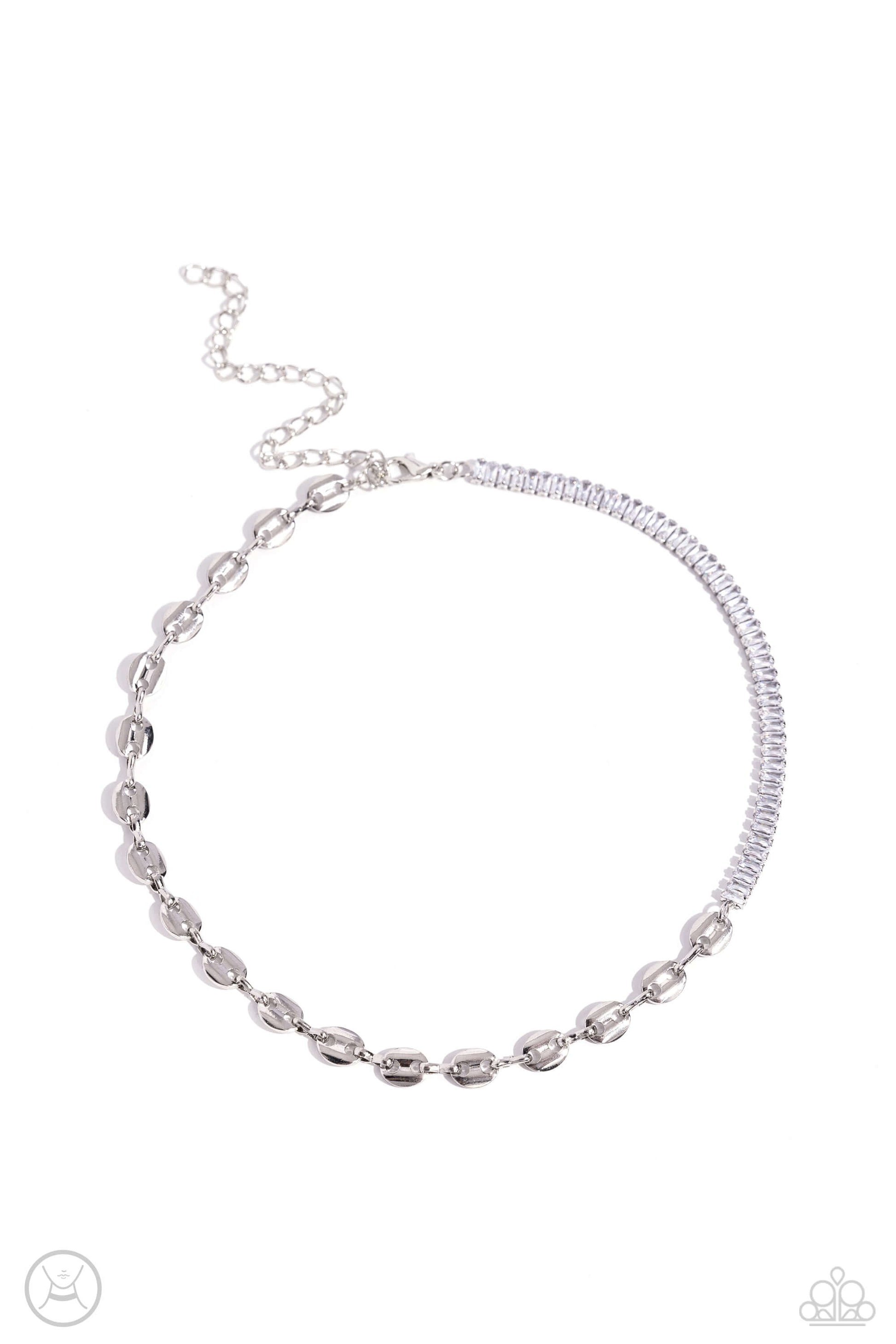 Dream Duo Paparazzi Silver Choker Necklace $5 Jewelry with Janet Morgan Necklaces