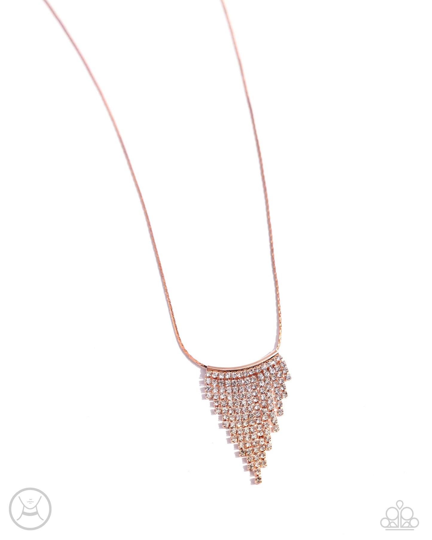 Chandelier Cadenza - Copper Paparazzi Necklace $5 Jewelry with Janet Morgan Necklace