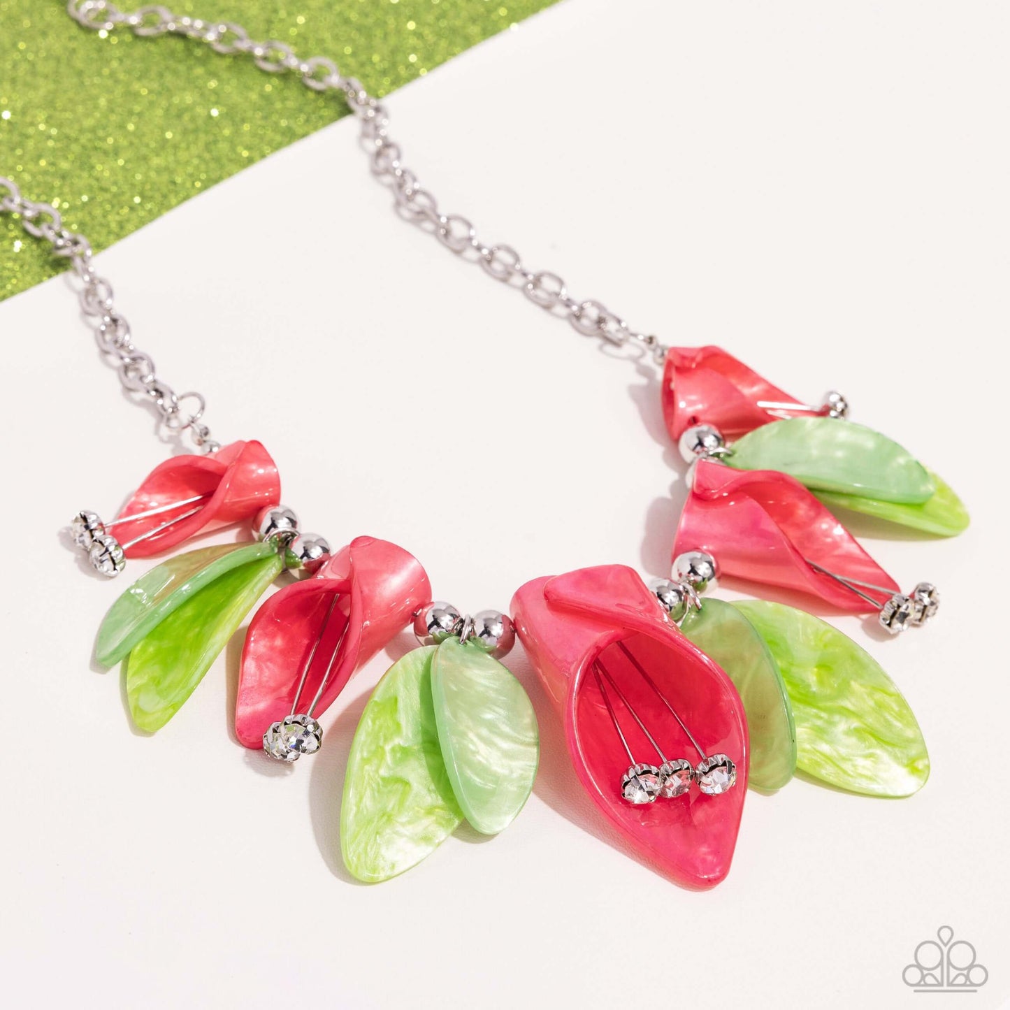 Garden Gaze - Multi Paparazzi Necklace $5 Jewelry with Janet Morgan Necklaces