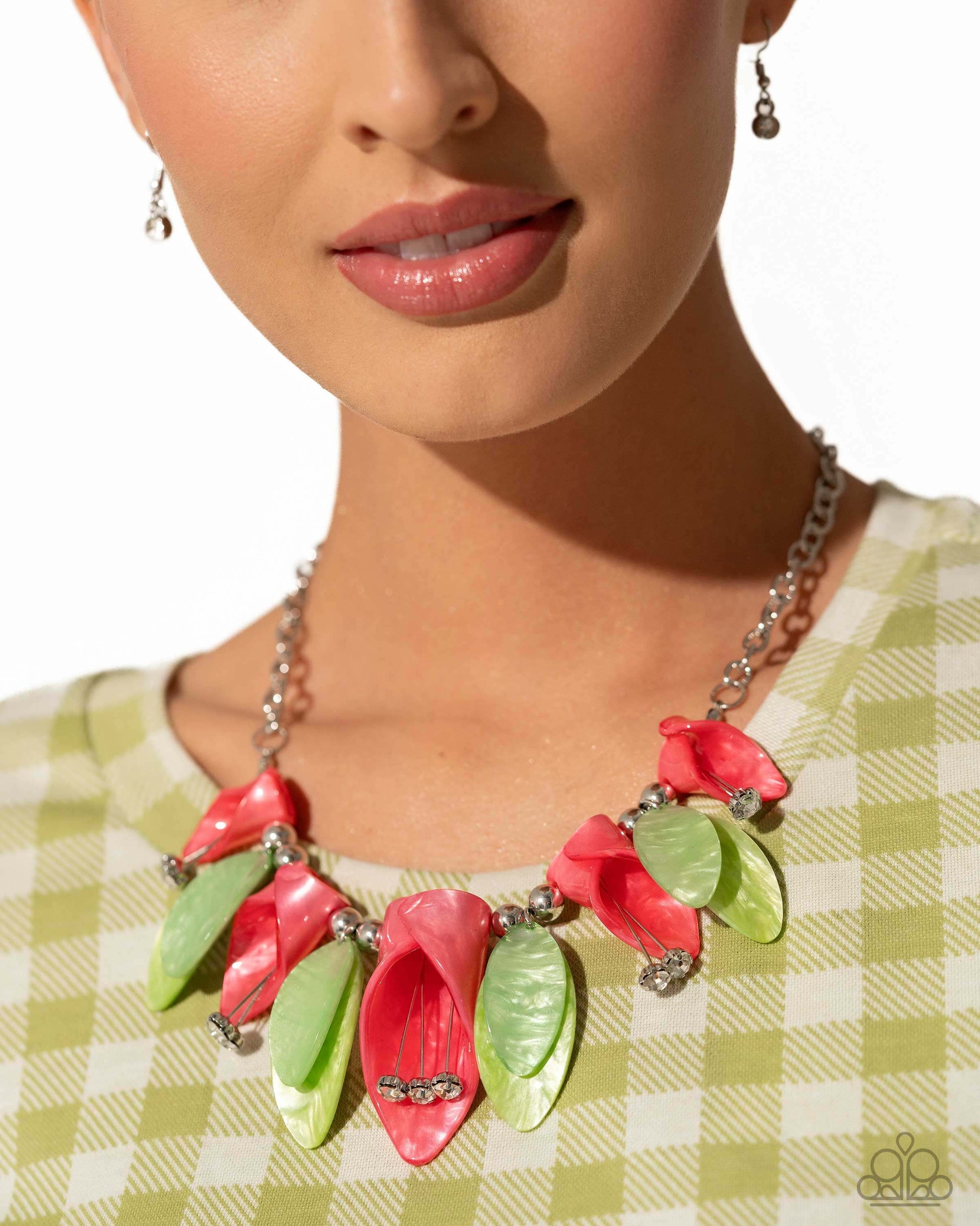 Garden Gaze - Multi Paparazzi Necklace $5 Jewelry with Janet Morgan Necklaces