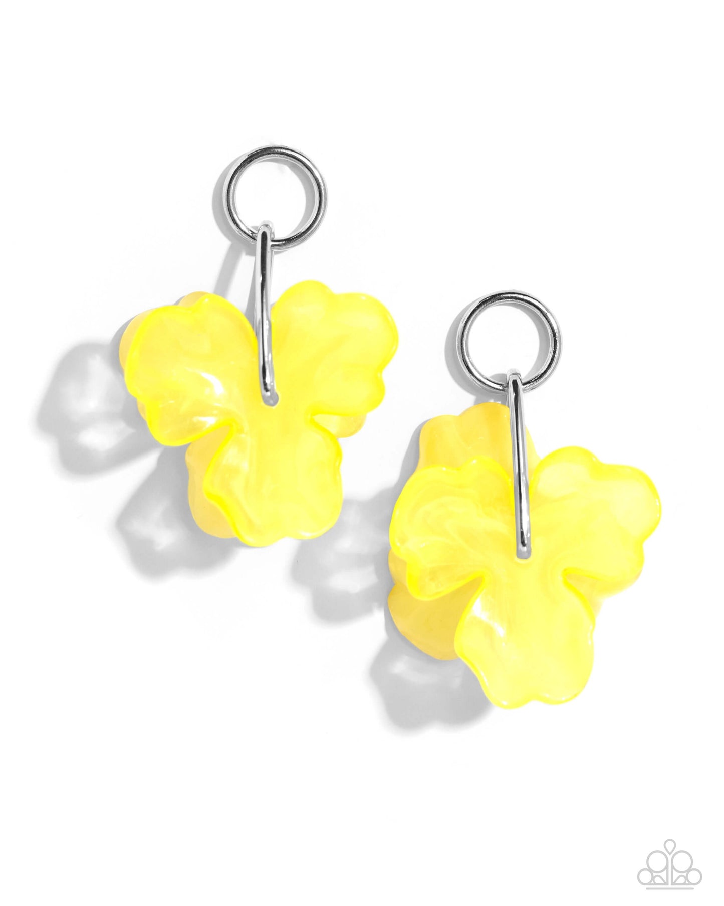 Glassy Garden - Yellow Paparazzi Earrings $5 Jewelry with Janet Morgan Earrings