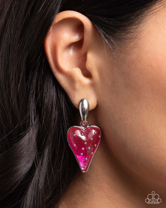 Glossy Goodwill - Pink Paparazzi Strawberry Earrings $5 Jewelry with Janet Morgan Earrings