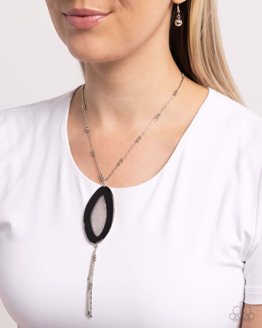 Geode Gamble - Black Paparazzi Necklace $5 Jewelry with Janet Morgan Necklaces