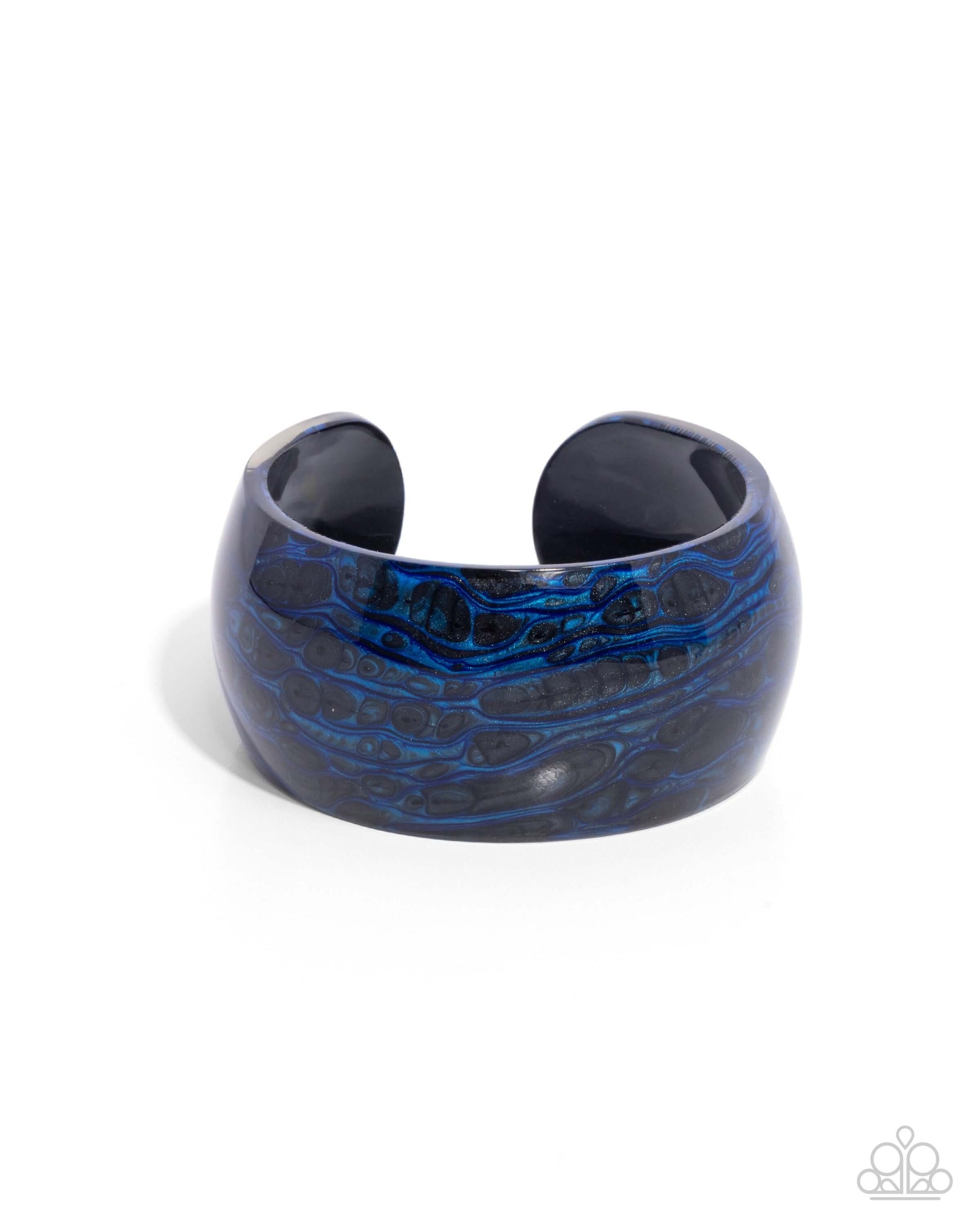 Radical Rendezvous - Blue Paparazzi Cuff Bracelet Accessories,Blue,Bracelet,Cuff