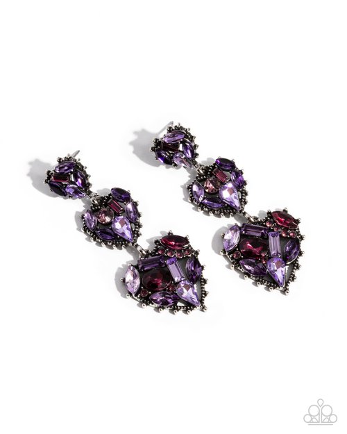 PREORDER ~ Lovable Lure Purple Paparazzi Earrings