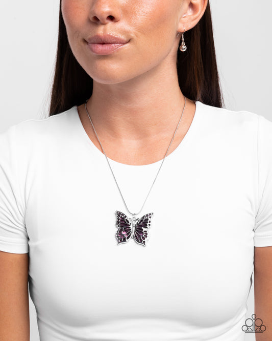 PREORDER ~ Magical Metamorphosis - Purple Paparazzi Necklace