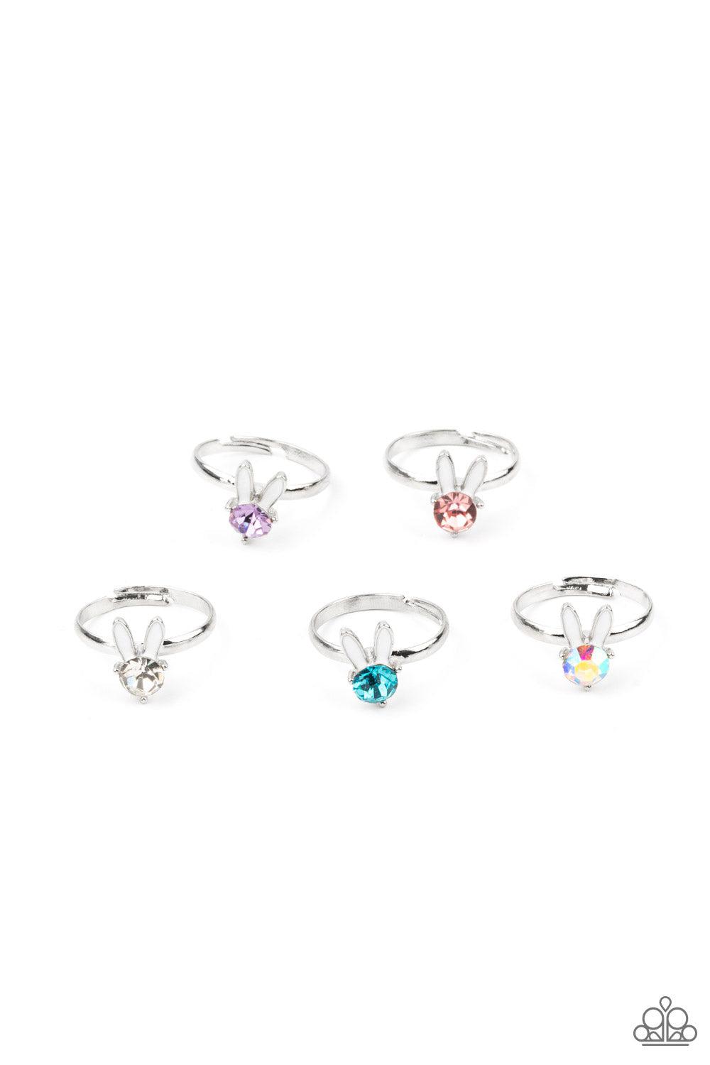 Easter Starlet Shimmers Rings - Set of 5 $5 Jewelry with Janet Morgan rings