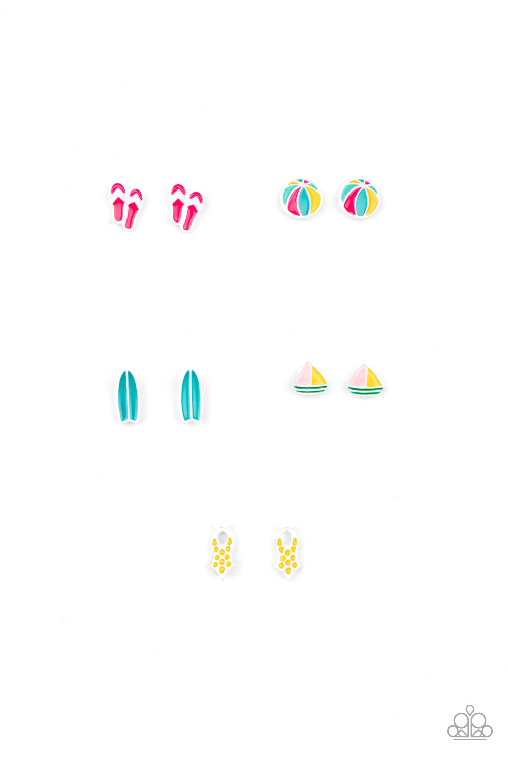 TMST Bling Starlet Shimmer Summer Beach Earrings Set of 5 Paparazzi Earrings